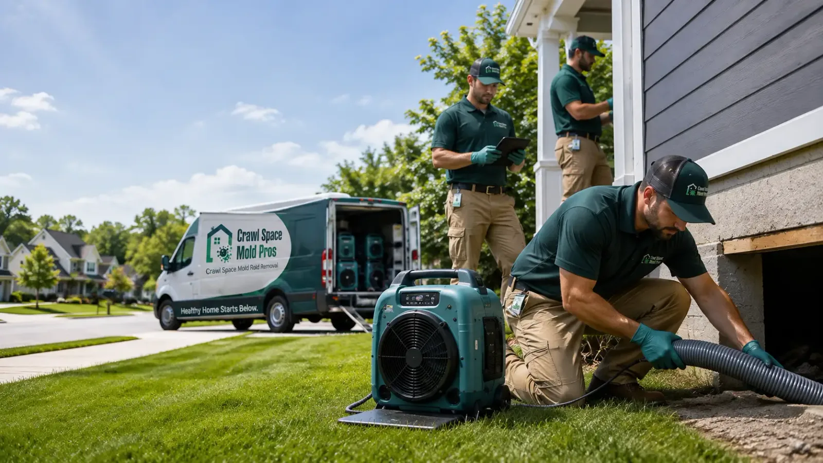 Crawl Space Mold Removal in Aquasco, MD